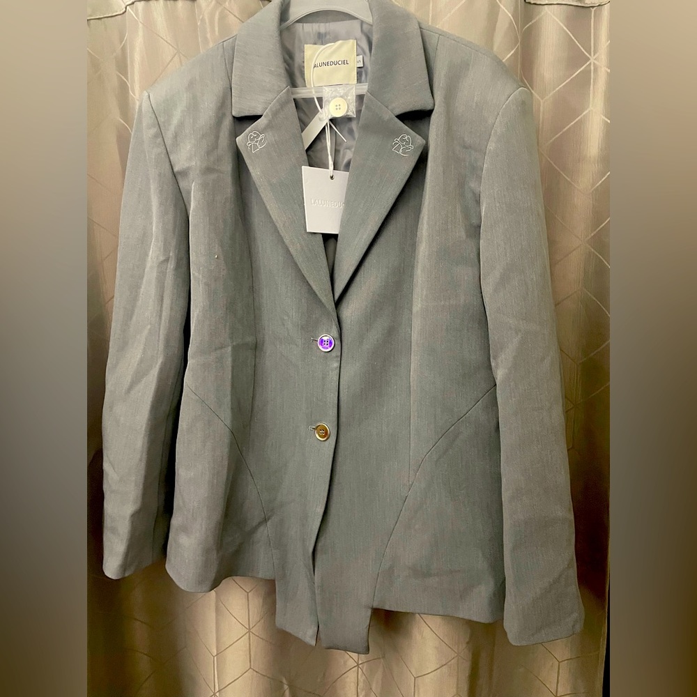 Gray blazer brand new with tags